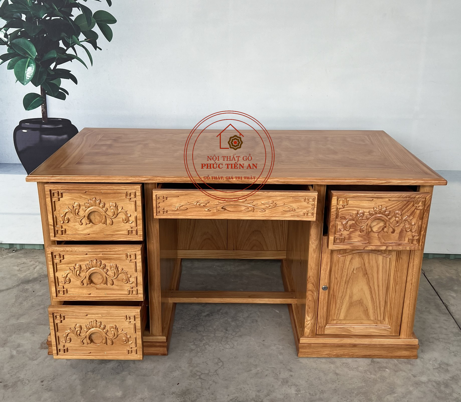 bàn làm việc gỗ biên hòa