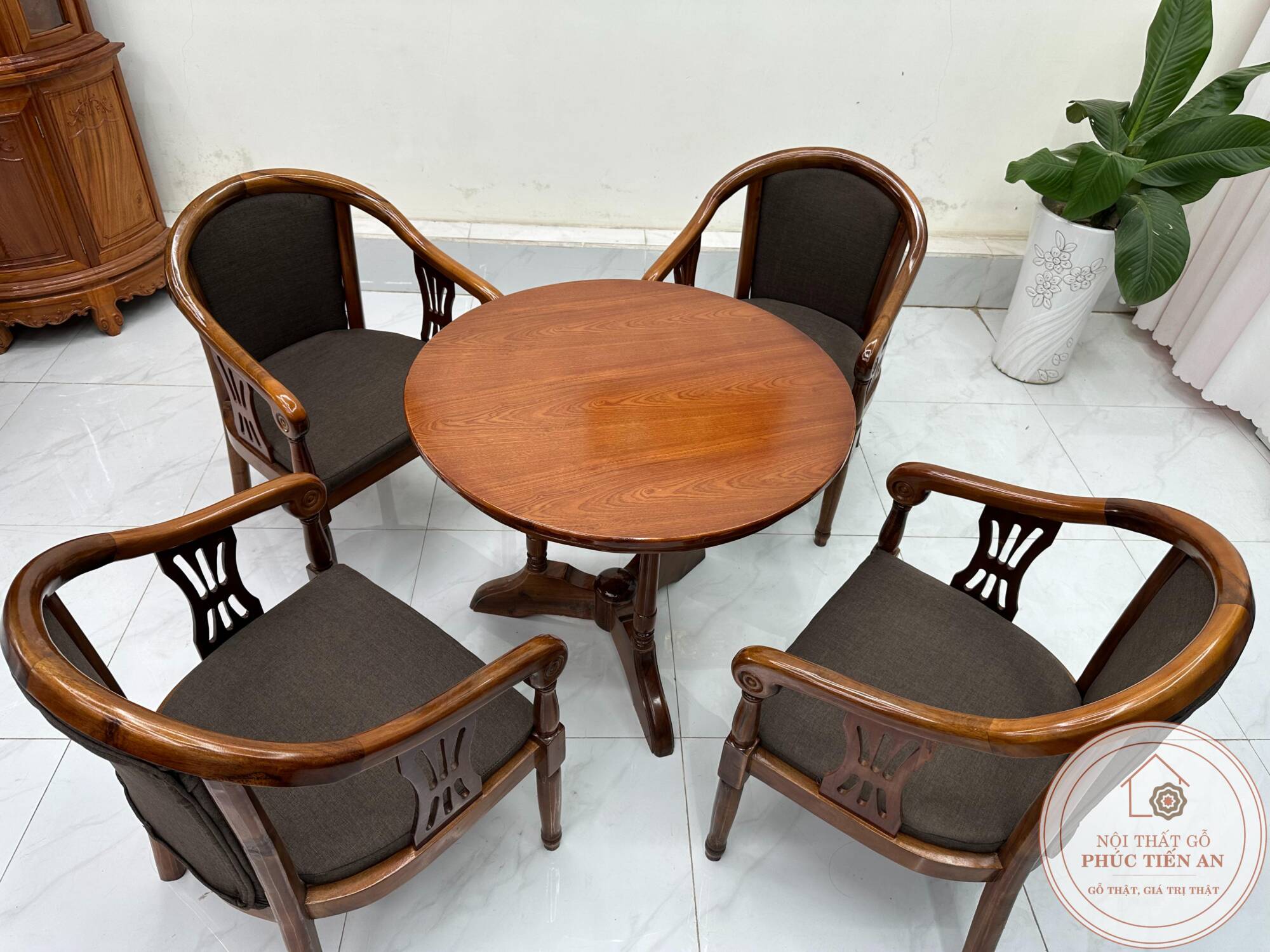 Bàn cà phê tròn 4 ghế Đồng Nai
