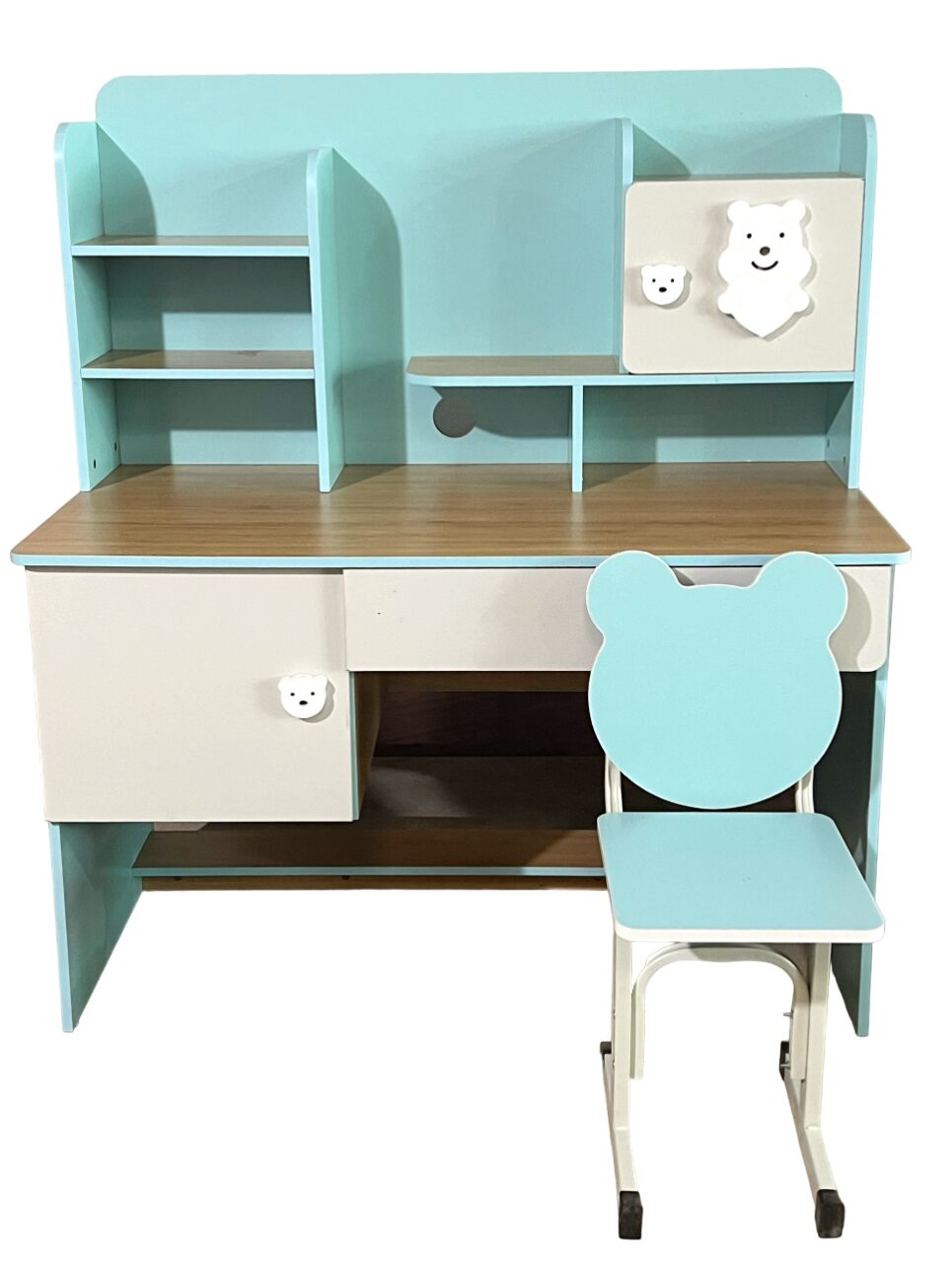 Bộ Bàn Học Sinh MDF Xanh Dương - Ảnh 3