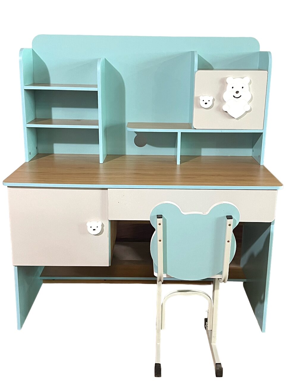 Bộ Bàn Học Sinh MDF Xanh Dương
