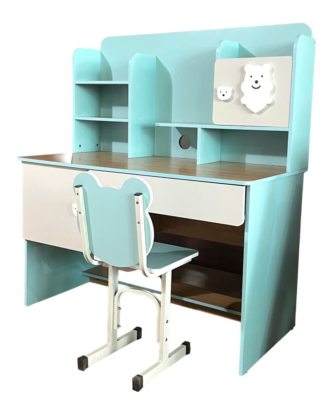 Bộ Bàn Học Sinh MDF Xanh Dương - Ảnh 4