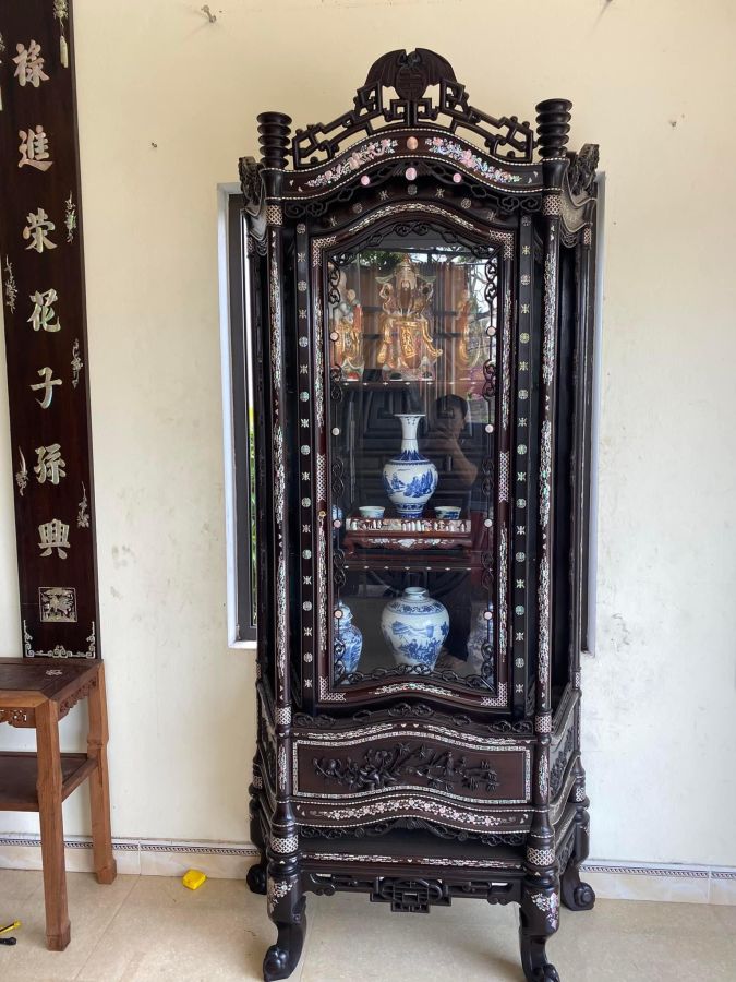 tủ gỗ khảm trai biên hòa