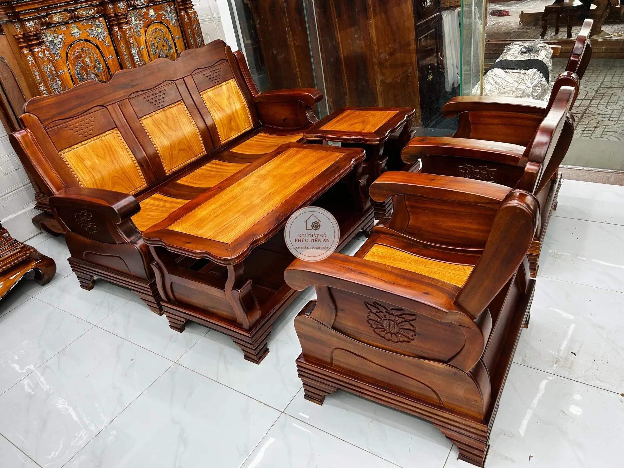 Salon đồ gỗ - Tràm mặt gõ G7