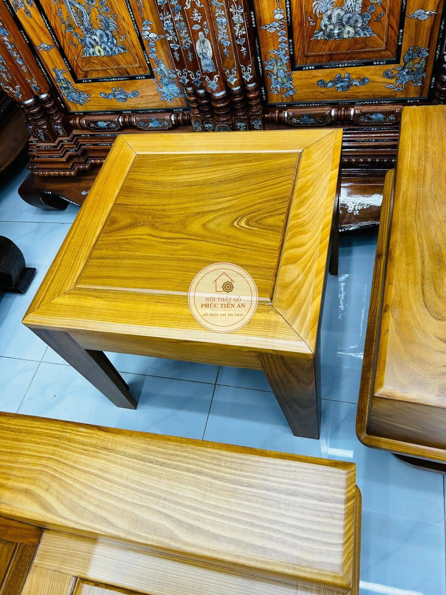 Salon Phòng Khách – Salon 2 Băng Gỗ Cẩm Vàng Đồng Nai