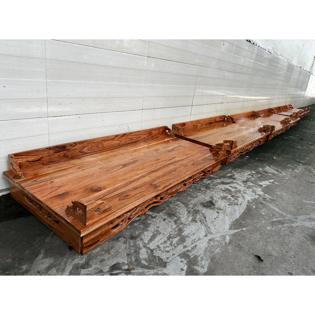 Bàn Thờ Treo Tường Gỗ Xoan Bằng Chân Vuông Nhiều Kích Thước